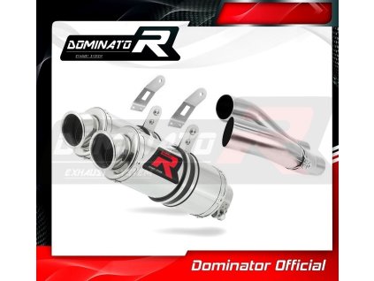 Laděný výfuk DOMINATOR Kawasaki Z1000 10-13 KULATÉ KONCOVKY KRÁTKÉ GP1