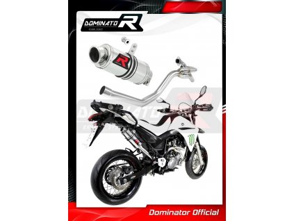 Laděný výfuk DOMINATOR YAMAHA XT660 R / X 04-15 SYSTÉM 2-1 KONCOVKA GP1