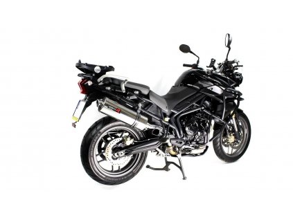 Laděný výfuk DOMINATOR TRIUMPH TIGER 800 XC / XR OVÁLNÁ KONCOVKA