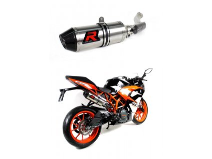 Laděný výfuk DOMINATOR KTM RC390 17-20 KONCOVKA HP3 POD SEDLO