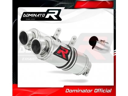 Laděný výfuk DOMINATOR DUCATI MONSTER 796 10-15 KULATÉ KONCOVKY KRÁTKÉ GP1