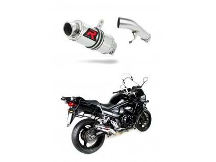 Laděný výfuk DOMINATOR SUZUKI GSX 1250 FA 10-16 KUATÁ KONCOVKA KRÁTKÁ GP1