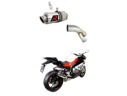 Laděný výfuk DOMINATOR BMW S1000RR 17-18 KULATÁ KONCOVKA KRÁTKÁ GP1