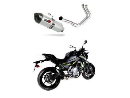 Laděný výfuk DOMINATOR Kawasaki Z650 17-20 KOMPLET SYSTEM SVODY KONCOVKA HP1