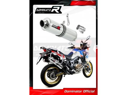 Laděný výfuk DOMINATOR HONDA CRF1000L 15-17 KULATÁ KONCOVKA STANDART