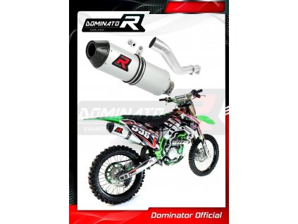 Laděný výfuk DOMINATOR Kawasaki KXF450 12-18 KONCOVKA MX