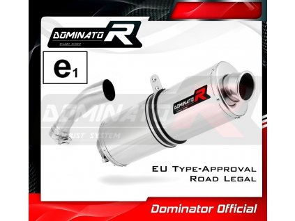 Homologovaný Laděný výfuk DOMINATOR BMW R1200GS 2010-2012 R12 OVÁLNÁ KONCOVKA HOMOLOGACE