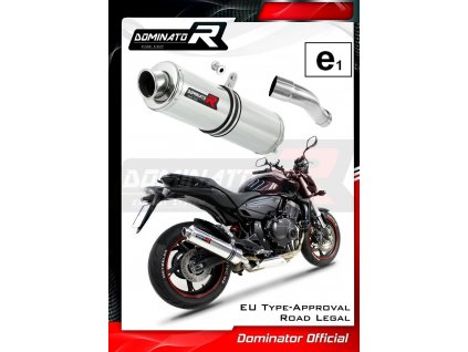 Homologovaný Laděný výfuk DOMINATOR HONDA CB600F PC41 2007-2013 KULATÁ KONCOVKA STANDART HOMOLOGACE