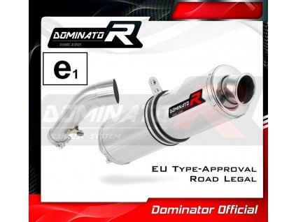 Homologovaný Laděný výfuk DOMINATOR BMW R1200R 2006-2009 R1ST KULATÁ KONCOVKA STANDART HOMOLOGACE