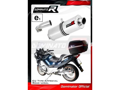 Homologovaný Laděný výfuk DOMINATOR BMW R1200RT 2010-2013 R12T OVÁLNÁ KONCOVKA HOMOLOGACE