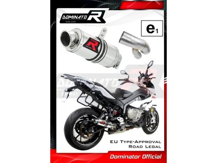 Homologovaný Laděný výfuk DOMINATOR BMW S1000XR 2015-2019 2X10 KONCOVKA GP1 HOMOLOGACE