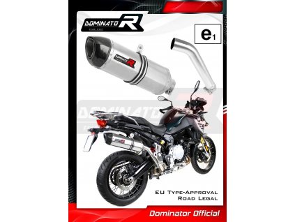 Homologovaný Laděný výfuk DOMINATOR BMW F850GS + Adventure 4G85 2018-2020 KONCOVKA HP1 HOMOLOGACE