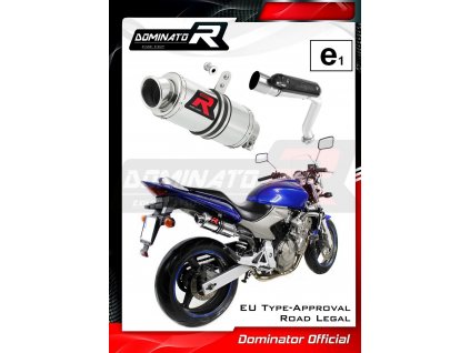 Homologovaný Laděný výfuk DOMINATOR HONDA CB600F HORNET 2003-2006 KONCOVKA GP1 HOMOLOGACE