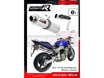 Homologovaný Laděný výfuk DOMINATOR HONDA CB600F HORNET 2003-2006 KULATÁ KONCOVKA STANDART HOMOLOGACE