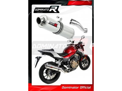 Laděný výfuk DOMINATOR HONDA CB 500F 16-19 kulatá koncovka standart