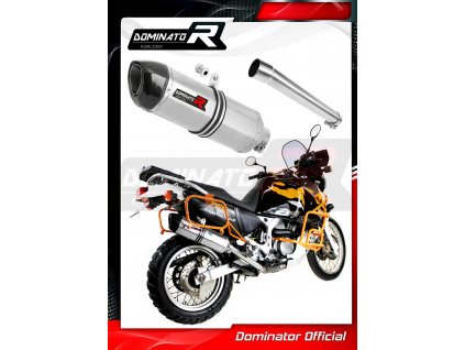 Laděný výfuk DOMINATOR HONDA XRV 750 AFRICATWIN RD07A 96-03  koncovka HP1