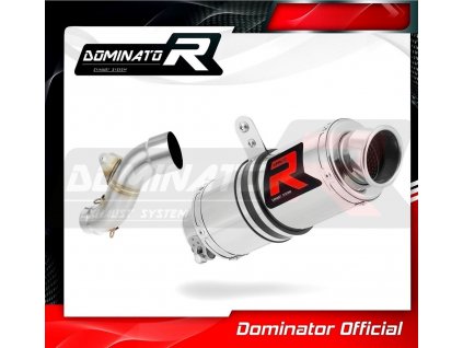 Laděný výfuk DOMINATOR KTM 640 LC4 SM 99-04 KULATÁ KONCOVK KRÁTKÁ GP1