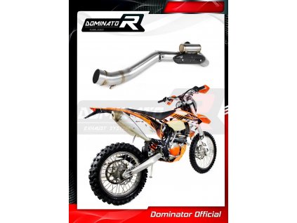 Laděný výfuk DOMINATOR KTM EXC 450 12-16 koleno výfuku POWER BOMB