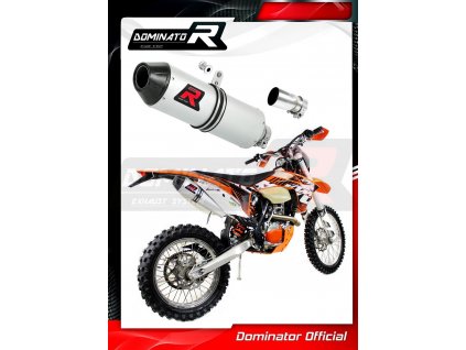 Laděný výfuk DOMINATOR KTM EXC 450 12-16 OVÁLNÁ KONCOVKA MX