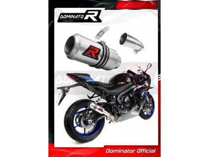 Laděný výfuk DOMINATOR SUZUKI GSXR 1000 L7-L6 17-19 KULATÁ KONCOVKA GP9