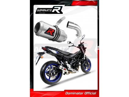 Laděný výfuk DOMINATOR SUZUKI SV 650 16-20 KULATÁ KONCOVKA GP