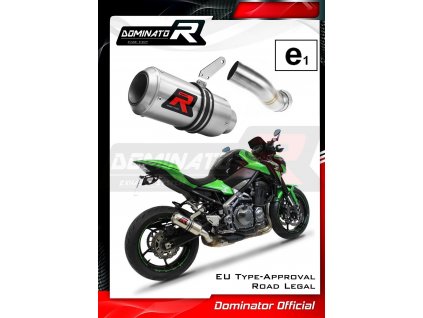 Homologovaný Laděný výfuk DOMINATOR KAWASAKI Z 900 2017-2019 KONCOVKA GP HOMOLOGACE