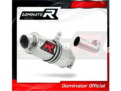 Laděný výfuk DOMINATOR KTM 250 DUKE 17-20 KULATÁ KONCOVK KRÁTKÁ GP1