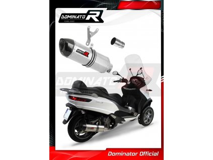 Laděný výfuk DOMINATOR PIAGGIO MP3 / LT 500 08-20 KONCOVKA HP1