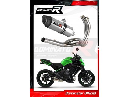 Laděný výfuk DOMINATOR Kawasaki ER6 N / F 650 12-16 KOMPLET SYSTEM SVODY KONCOVKA HP5