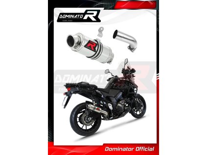 Laděný výfuk DOMINATOR SUZUKI DL1000 V-STROM 20- KULATÁ KONCOVKA GP1