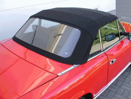 Potah střechy střecha Fiat Spider 124 78-85 materiál textilní sonnenland černá