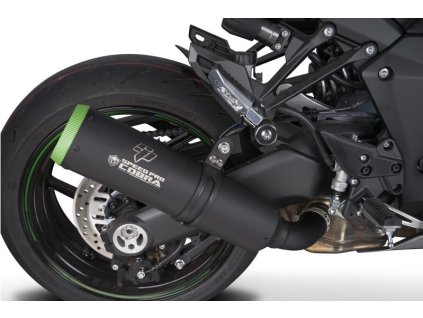 speedpro cobra spx g black green series slip on kawasaki zx 10r ninja ninja zx 10r 2