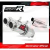 Laděný výfuk DOMINATOR DUCATI MONSTER 800 03-04 KULATÉ KONCOVKY KRÁTKÉ GP1