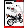 Laděný výfuk DOMINATOR Honda XL 125 VARADERO 01-12 KULATÁ KONCOVKA KRÁTKÁ GP1