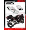 Laděný výfuk DOMINATOR SUZUKI GSXR 1300 HAYABUSA 99-07 OVÁLNÉ KONCOVKY