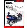 Laděný výfuk DOMINATOR SUZUKI BURGMAN 400 98-02 KULATÁ KONCOVKA STANDART