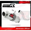 Laděný výfuk DOMINATOR SUZUKI XF650 97-01 KULATÁ KONCOVKA KRÁTKÁ GP1