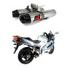 Laděný výfuk DOMINATOR APRILIA RST 1000 FUTURA KONCOVKY HP1