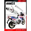 Laděný výfuk DOMINATOR HONDA XRV 750 AFRICATWIN RD04 90-92  kulatá koncovka standart