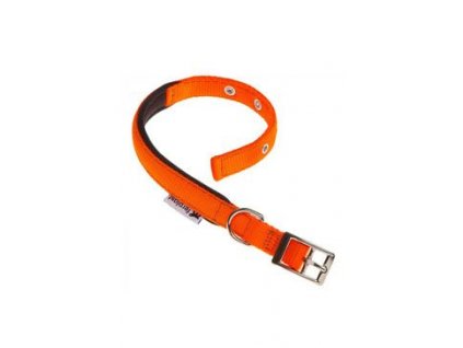 Obojek nylon DAYTONA C 53cmx25mm oranžový FP 1ks