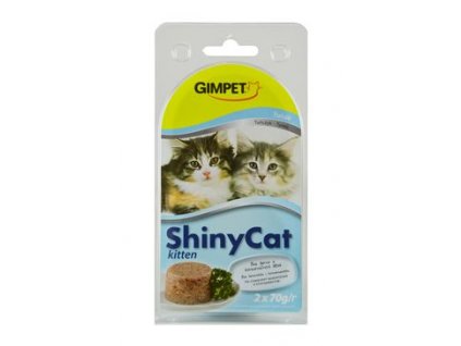 Gimpet ShinyCat Kitten konz. tuňák 2x70g