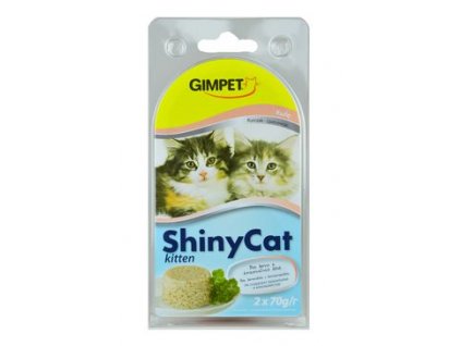 Gimpet ShinyCat Kitten konz. kuře 2x70g