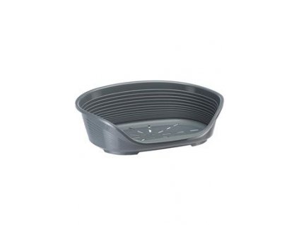 Pelech plast SIESTA DLX 6 tm.šedý 70,5x52x23,5cm FP