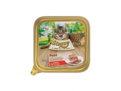 Stuzzy Cat vanička Adult Paté hovězí 100g
