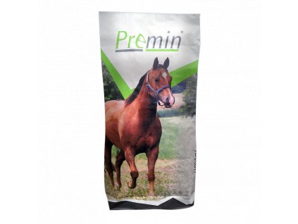 Premin® HORSE MÜSLI Doplňkové krmivo bez obsahu ovsa určené pro koně v různé pracovní a sportovní zátěži - 20 kg