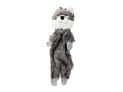 Hračka pes Vlk pískací 50cm Skinneeez