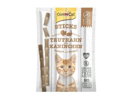 Gimcat Sticks krocan+králík 4ks