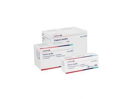 Kompres gáza 7,5x7,5cm Sterilní 12v. 40x2ks CVET