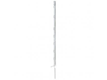 tycka sloupek pro elektricky ohradnik plastova bila 105 cm 1 naslapka