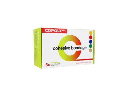 Obinadlo elast. CoPoly 7,5cm x 4,5m MIX  6ks
